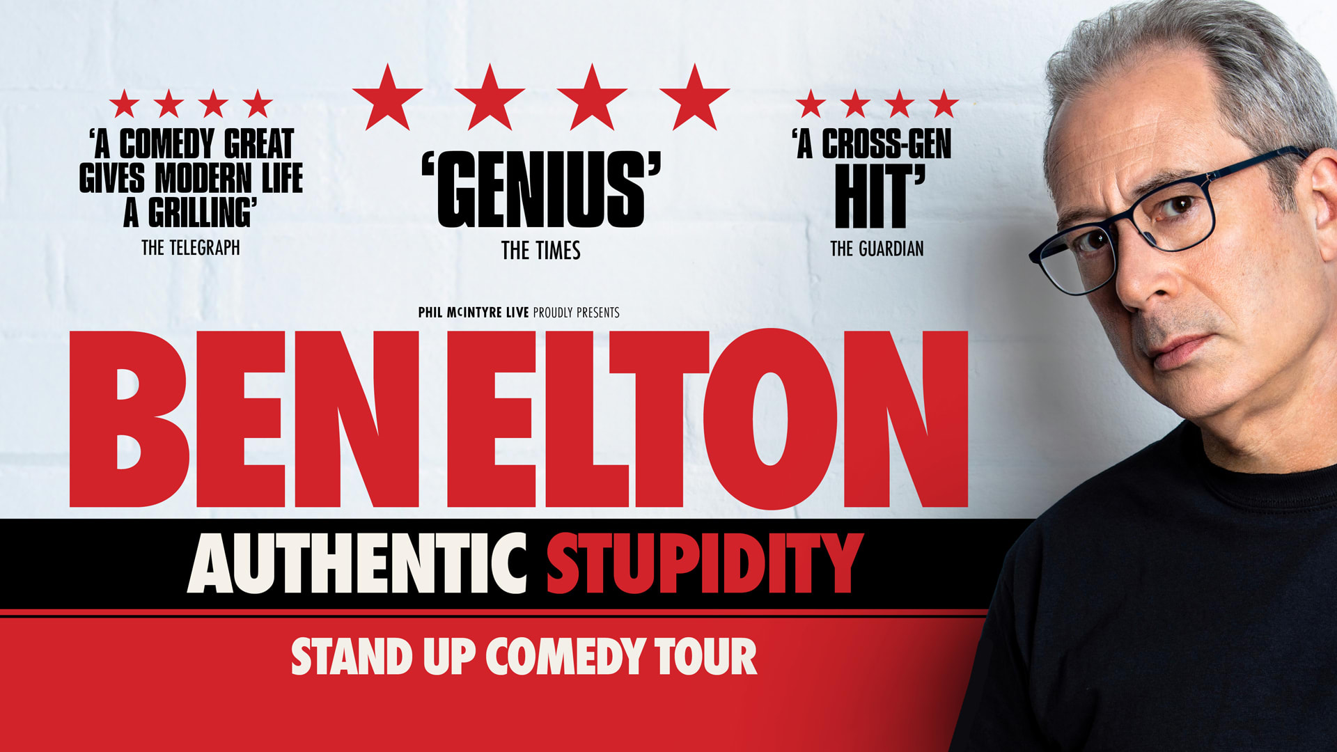 Ben Elton Authentic Stupidity Tickets Comedy Tours & Dates ATG Tickets